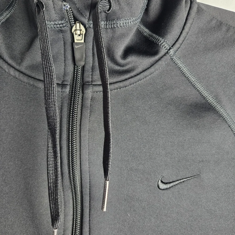 Nike All Time Full Zip Therma Training Hoodie Black 683656-010 Womens Medium